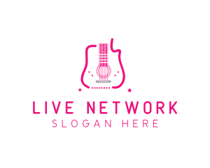 Pink Guitar Stars logo