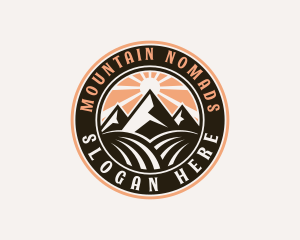 Mountain Summit Hiker logo design