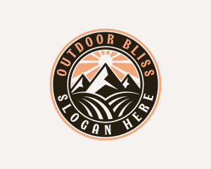 Mountain Summit Hiker logo design