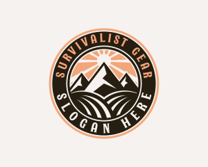 Mountain Summit Hiker logo design