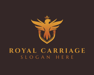 Royal Bird Shield logo design