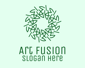 Minimalist Flower Line Art logo