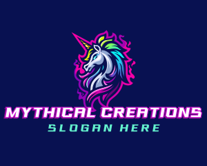 Mythical Unicorn Clan logo design