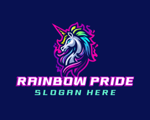 Mythical Unicorn Clan logo design