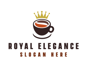 Royal Coffee Cup logo design