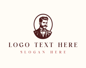 Gentleman Suit Clothing Logo