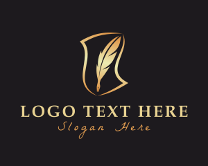 Scroll Writing Quill logo