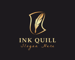 Scroll Writing Quill logo