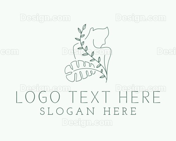 Green Leaf Naked Body Logo