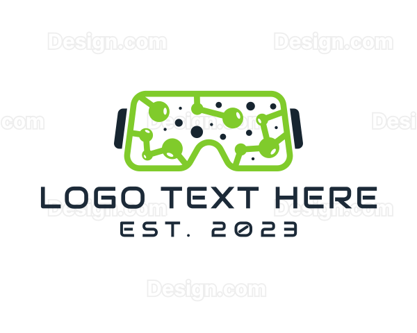 Cyber Circuitry VR Goggles Logo