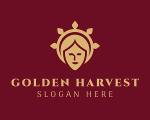 Golden Crown Princess logo design