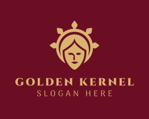 Golden Crown Princess logo design