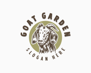 Goat Livestock Animal logo design