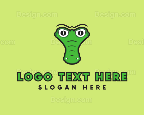 Crocodile Alligator Reptile Logo