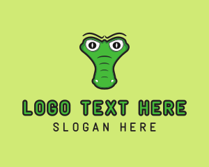 Crocodile Alligator Reptile logo