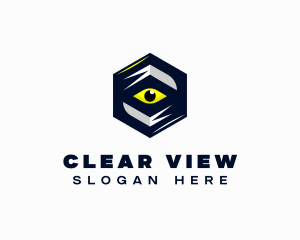 Cube Eye Surveillance logo design