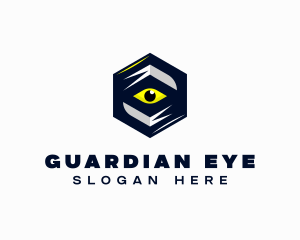 Cube Eye Surveillance logo design