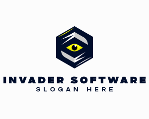 Cube Eye Surveillance logo design