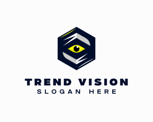 Cube Eye Surveillance logo design