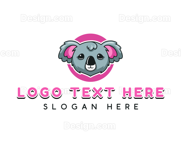 Cute Koala Bear Logo