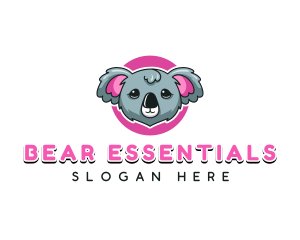 Cute Koala Bear logo design