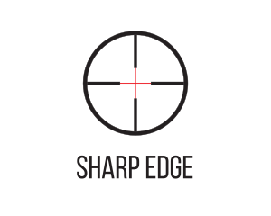 Shooting Range Target logo design
