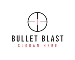 Shooting Range Target logo design