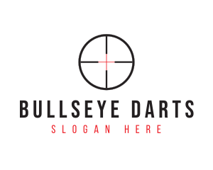 Shooting Range Target logo design