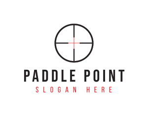 Shooting Range Target logo design