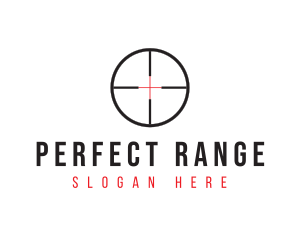 Shooting Range Target logo design