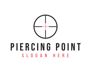 Shooting Range Target logo design