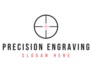 Shooting Range Target logo design