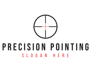 Shooting Range Target logo design