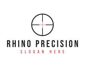 Shooting Range Target logo design