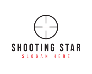 Shooting Range Target logo design