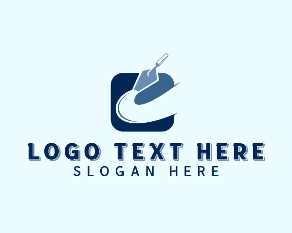 Plastering logo example 3