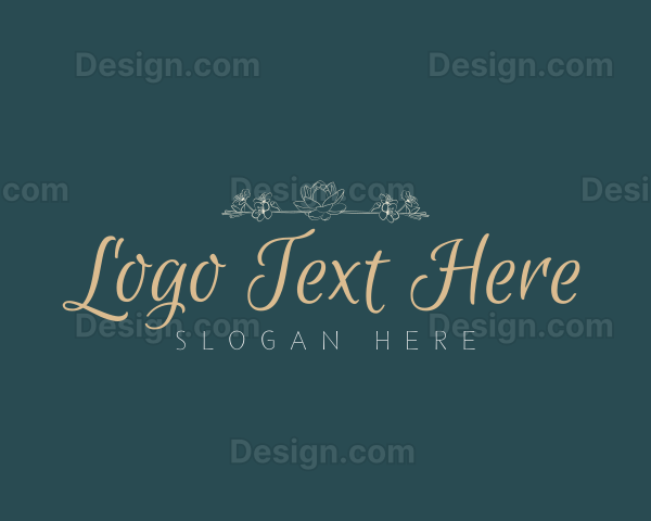 Script Elegant Business Logo