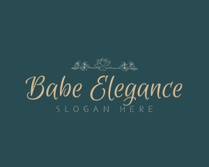 Script Elegant Business logo design