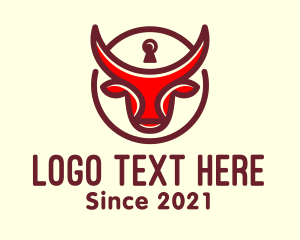 Bull Keyhole Lock logo