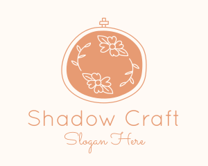 Floral Embroidery Craft logo design