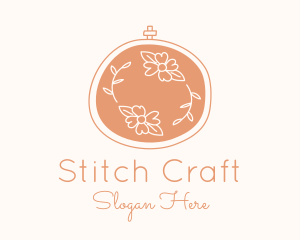 Floral Embroidery Craft logo