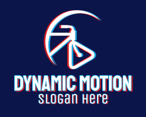 Static Motion Biking logo design