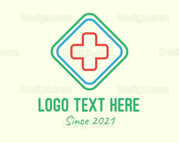 Diamond Medical Cross Logo