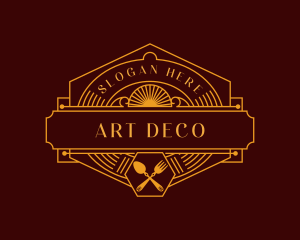 Retro Dining Restaurant  logo design