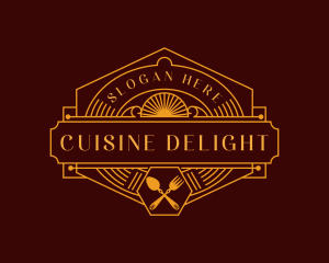 Retro Dining Restaurant  logo design