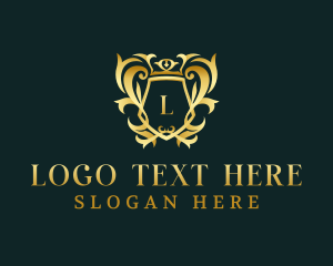 Vintage - Royalty Ornamental Crest logo design