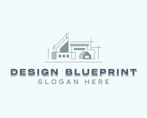 Architecture Blueprint Structure logo