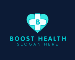 Medical Health Heart  logo design