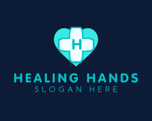 Medical Health Heart  logo design