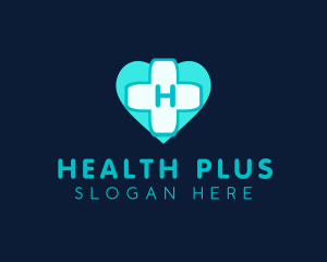 Medical Health Heart  logo design